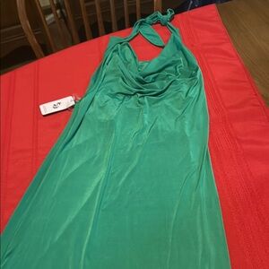 NWT Sincerely Jules Green Halter Dress